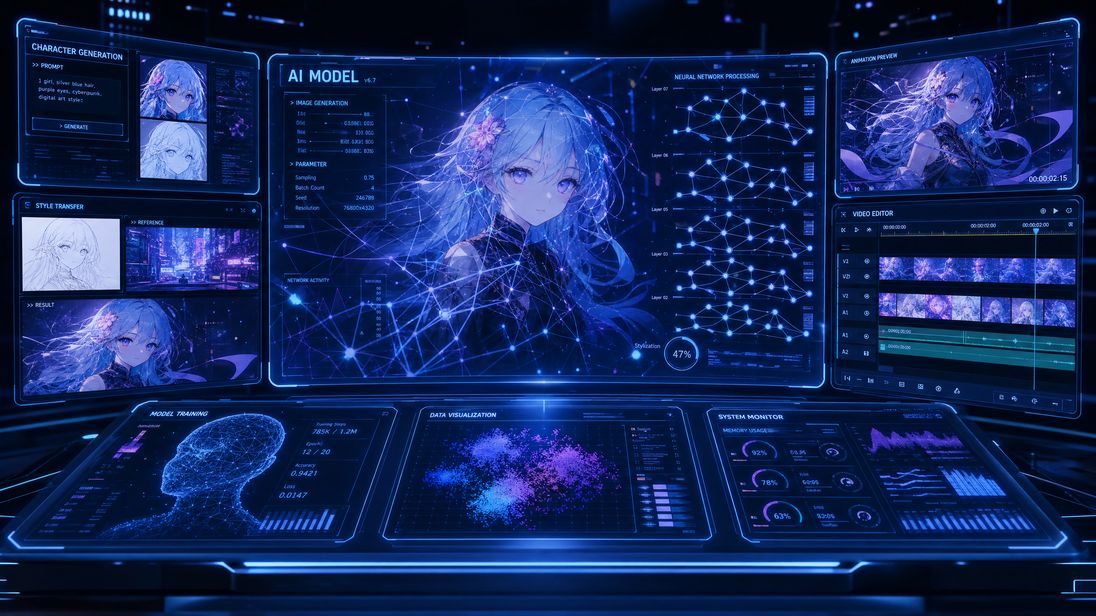 今日大赛 AI动漫技术